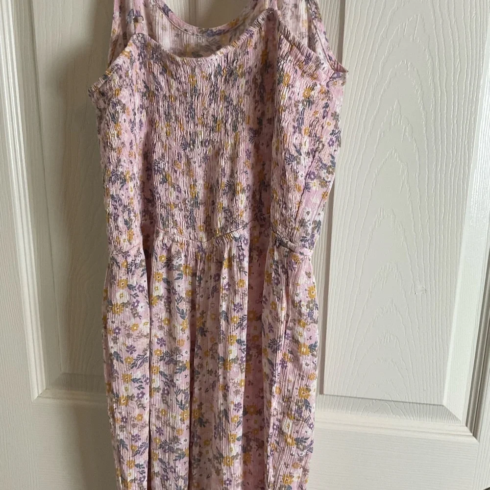 Active USA women’s Floral Cami Jumpsuit size medium